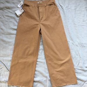 high waisted wide leg pants